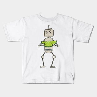 Lime Robot Kids T-Shirt